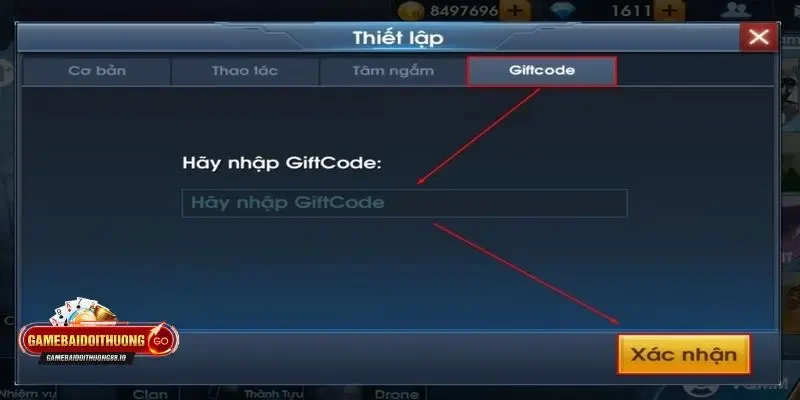 Gift code game bài Go88 Hướng dẫn cách sử dụng Gift code game bài Go88