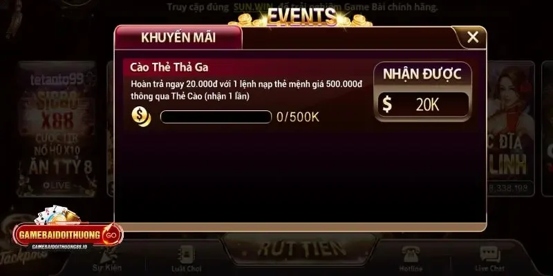 Tặng Gift Code Game Bài Sunwin