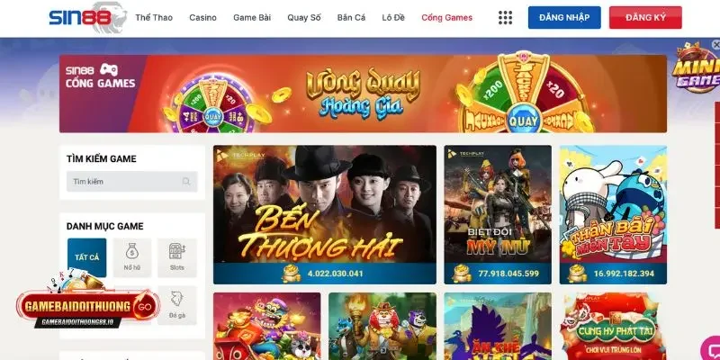 Sin88 Thế mạnh tạo nên tên tuổi của nhà cái SIN88